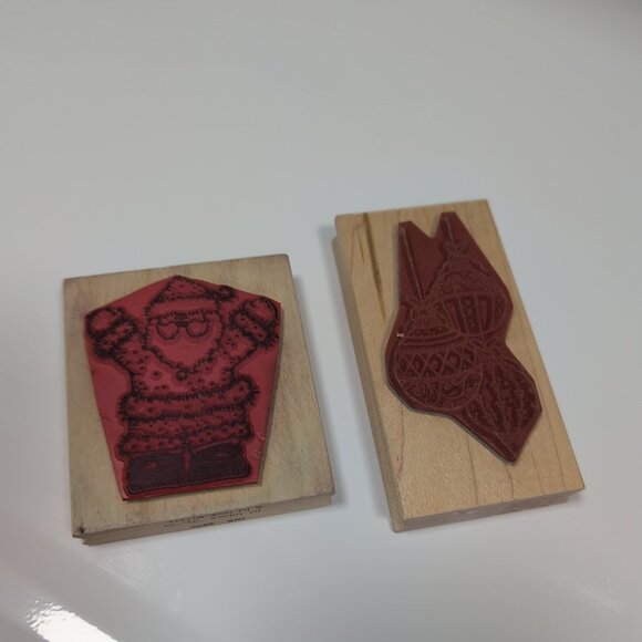 Christmas Wood & Rubber Stamps - card making - Picture 4 of 6